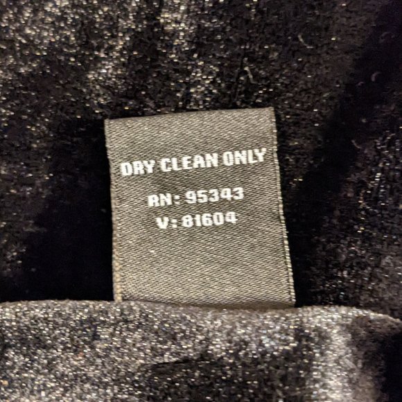 Ashro Black Sleeveless Velvet Dress & White & Black Jacket Set - size 14 NWOT - Picture 13 of 14